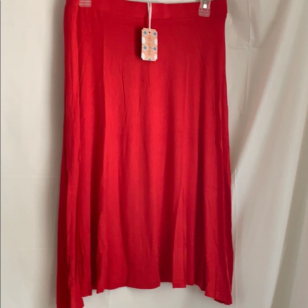 NEW Marigold & Lotus Scarlet midi